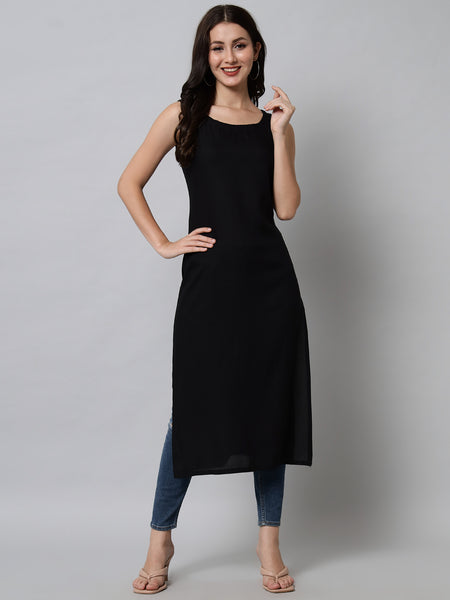 Women Black Kurta