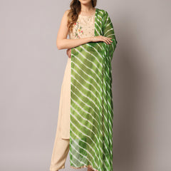 Floral Embroidered Kurta Front