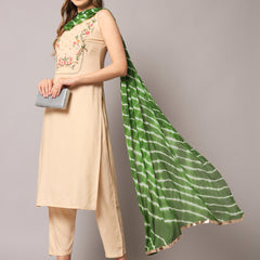 Floral Embroidered Kurta 