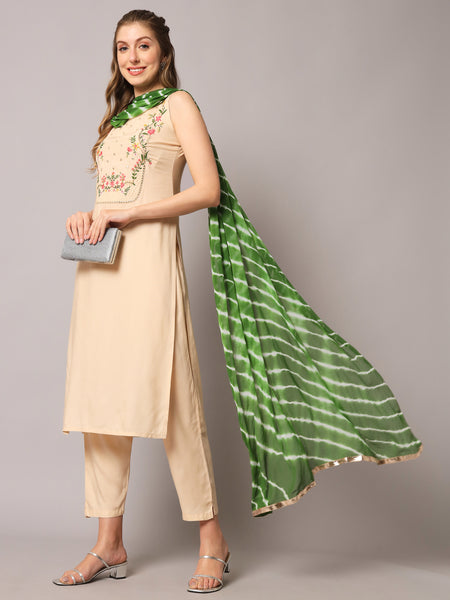 Floral Embroidered Kurta 