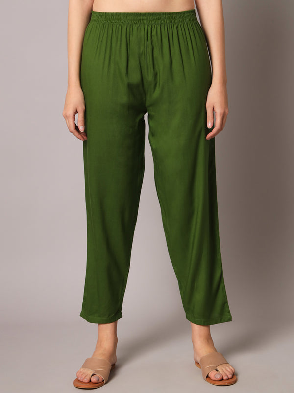 Green Embroidered Kurta Set Pant