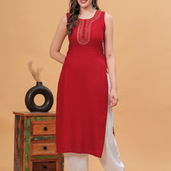 Women Gotta Patti Kurta with Harem Pants