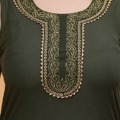 Embroidered Gotta Patti Kurta with Patiala