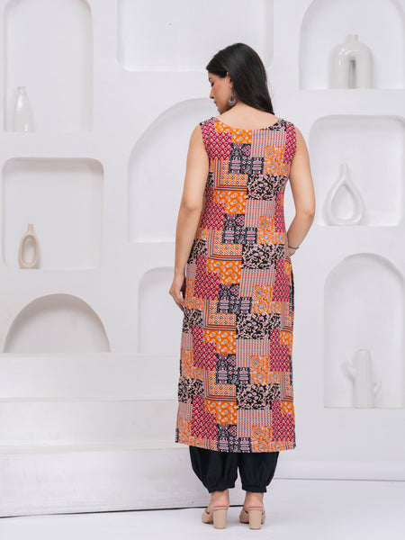 Women Ethnic Motifs Straight Kurta