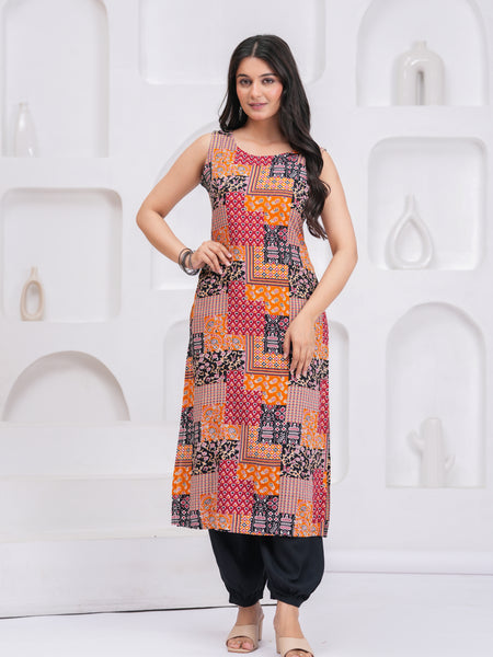 Women Ethnic Motifs Straight Kurta