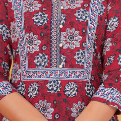 Women Floral Printed Regular Pure Cotton Kurta with Palazzos & With Dupatta