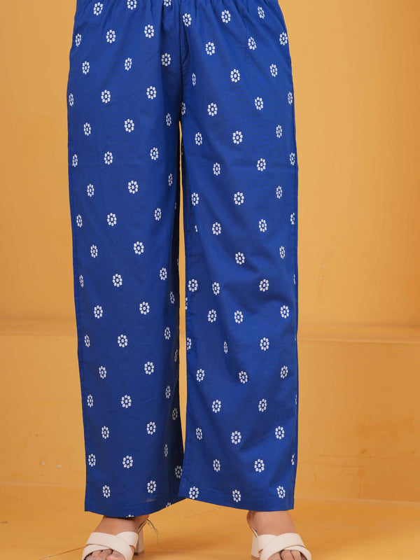 Women Ethnic Motifs Printed Regular Pure Cotton Kurta with Palazzos & With Dupatta