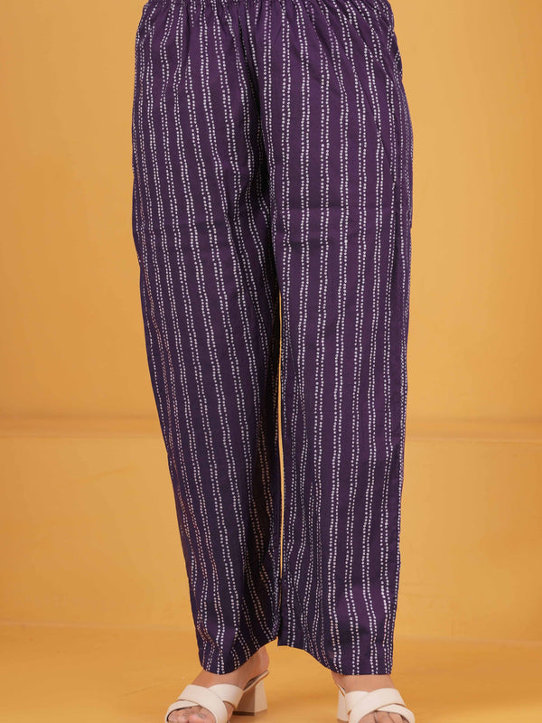Women Pure Cotton Kurta with Trousers & With Dupatta