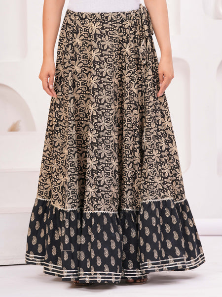 Women Casual Cotton Blend Skirt