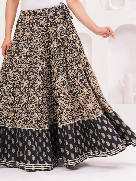 Women Casual Cotton Blend Skirt