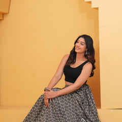 Printed Maxi Flared Skirts