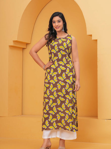 Women Ethnic Motifs Printed Cotton Kurta