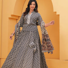 Festive chiku lehenga choli set for women