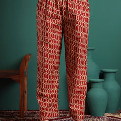 Women Ethnic Motifs Printed Cotton Kurta with Trousers & Dupatta