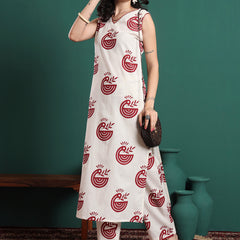 Women Ethnic Motifs Printed Kurta with Trousers