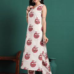 Women Ethnic Motifs Printed Kurta with Trousers