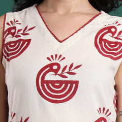 Women Ethnic Motifs Printed Kurta with Trousers