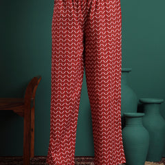 Floral Printed V-Neck Pure Cotton Kurta With Trousers & Dupatta