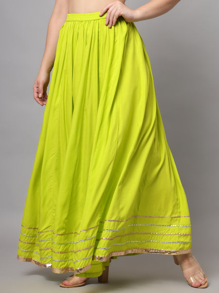 Embellished Flared Maxi Skirts Picture