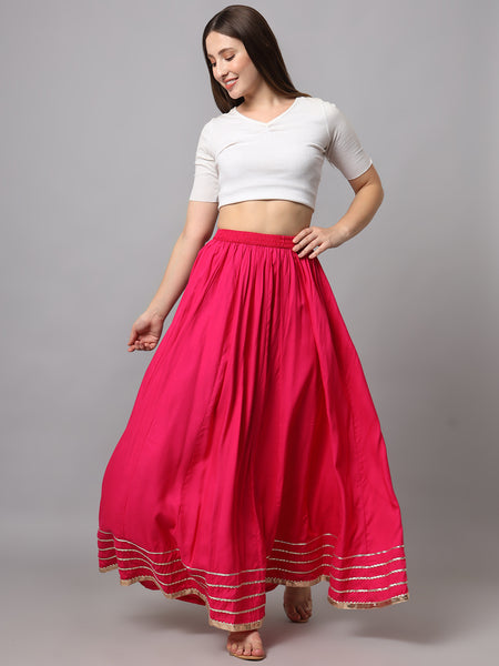 KALINI Flared Maxi Skirt Image