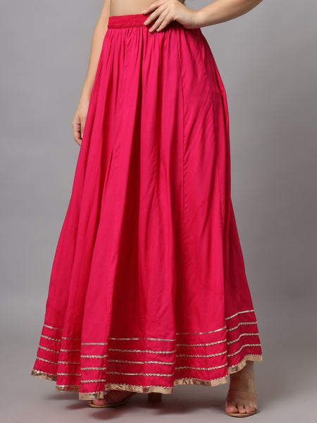 KALINI Flared Maxi Skirt Side View