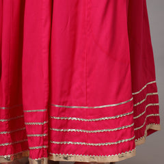 KALINI Flared Maxi Skirt Bottom View