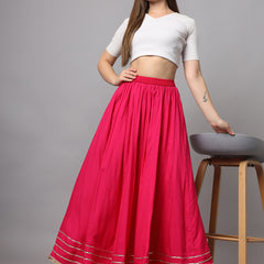 KALINI Flared Maxi Skirt