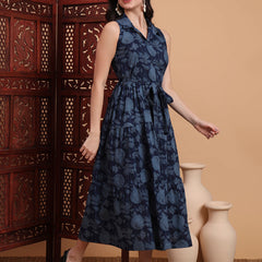 Floral Print A-Line Dress Image